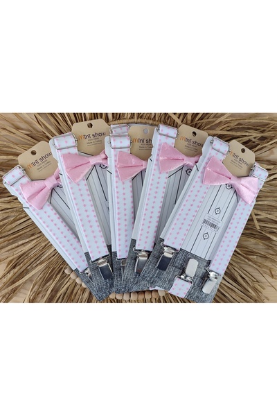 Monkabox Рожевий набір з 5 бантиками