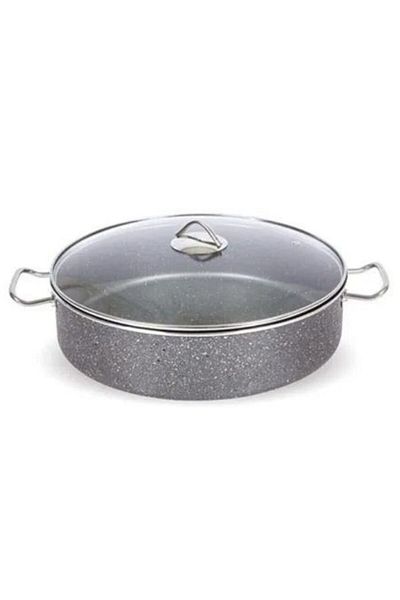 Perodia Industrial Type Granite Rice Pot 34x10 Cm Flat Pot 8 Lt