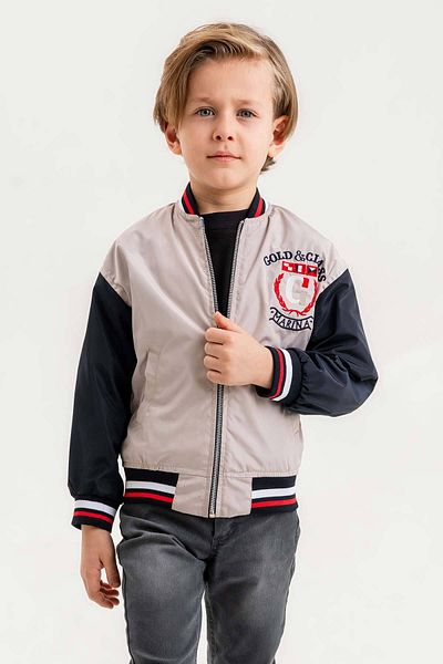 Gold Class Kidswear Водоустойчиво яке за момче с цип и джоб