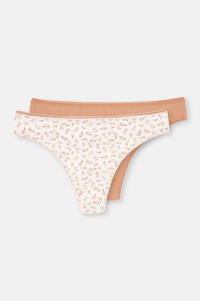Dagi Mixed Women's 2-Piece Cotton Thong
