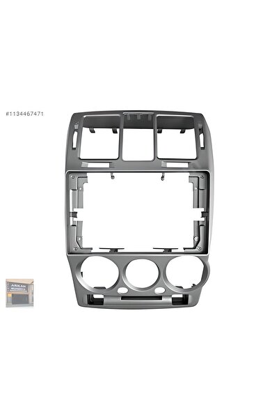 For-X HYUNDAi GETZ-2002-2011-GÜMÜŞ RENK-9'' MULTİMEDYA ÇERÇEVESİ-DİREKSİYON U...