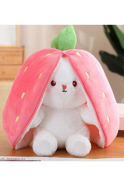 hak-iş oyuncak Strawberry Rabbit with Bag 30 cm Special for Lover