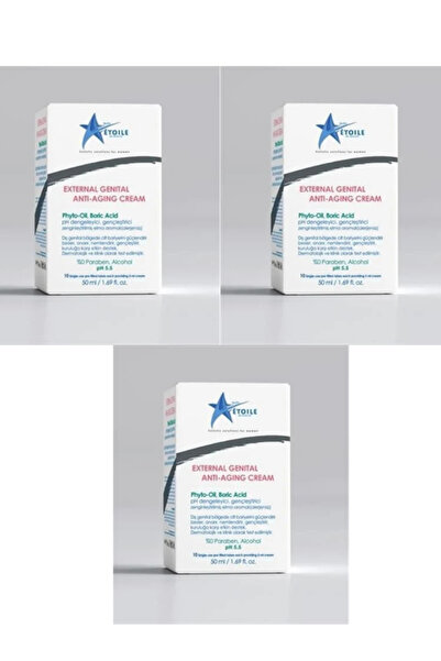 Etoile Mon External Genital Anti Aging Cream 50 ml 3 ADET
