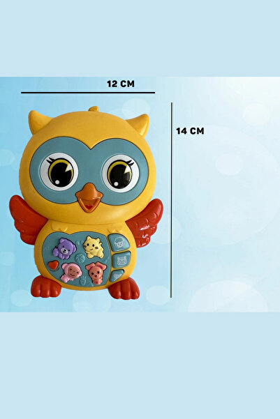 welcomein Bebekler için Oyuncak Işıklı ve Müzikli Baykuş Bebek Piyanosu