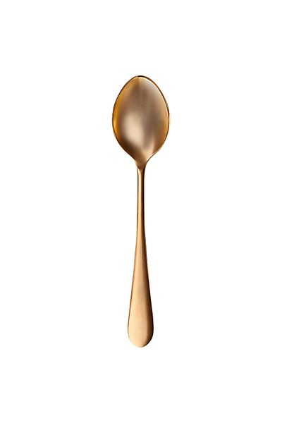 Narin Epsilon Tea Spoon - Complete Matte Gold - 12 Pieces