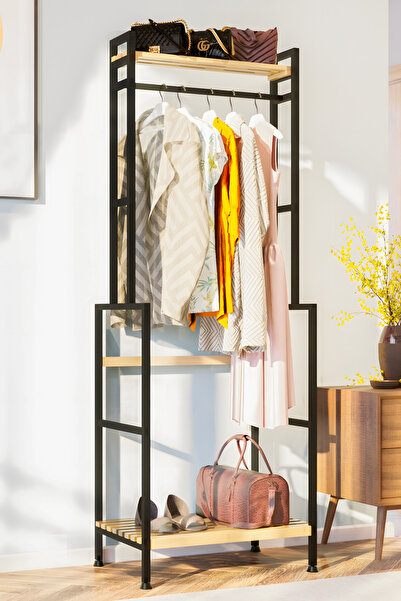 Bino Askılık Vestiyer Antre Hol Yatak Odası Elbise Askılığı Çok Amaçlı Elbise...