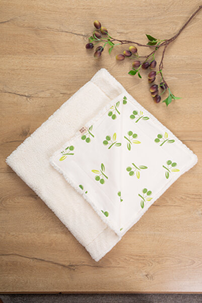 Sarebaby Zeytinim Series Baby Blanket 2 Tog Natural 85x87 Cm