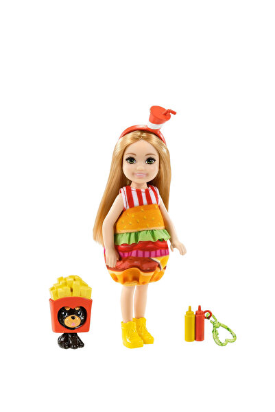 Barbie Kostümlü Chelsea ve Hayvancığı Oyun Seti GRP69
