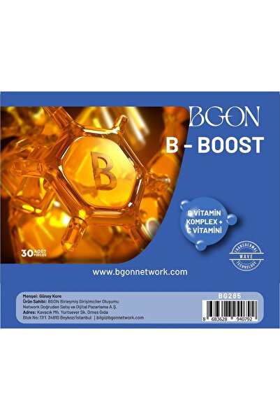 bgon Transdermal Ağrı Bantı B Boost