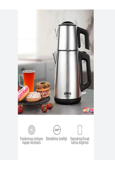 Stilevs ÇAYS INOX STEEL TEA MACHINE INOX - MAT SIH30620