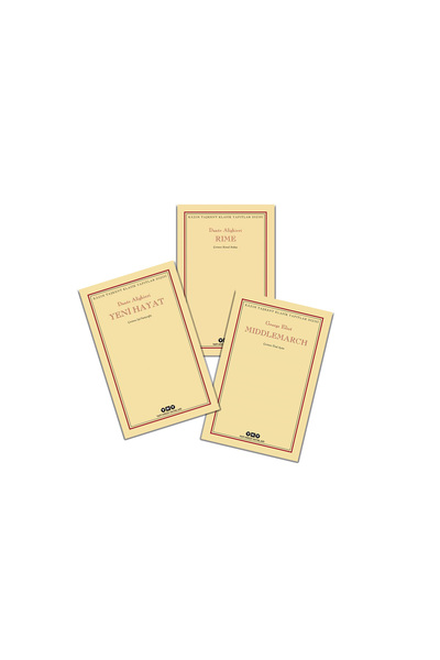 Yapı Kredi Yayınları middlemarch-dante alighieri yeni hayat-rime şiirler