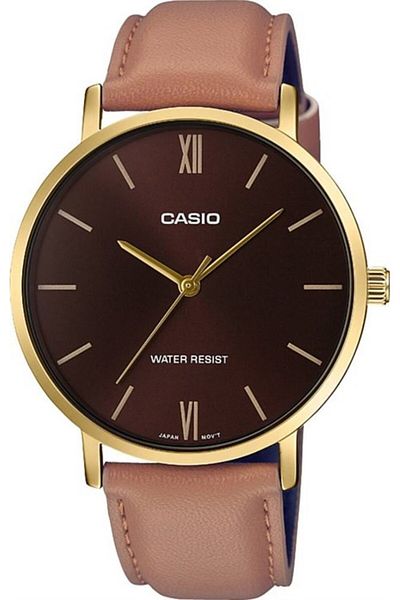 Casio Mtp-vt01gl-5budf Men's Wristwatch
