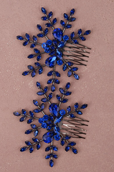 Limelia Çiçek Model İkili Kadın Düğün Saç Aksesuarı Gelinler İçin Düğün Saç A...