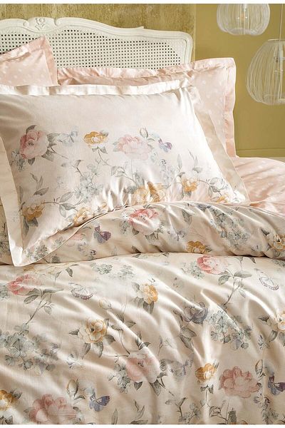 Yataş Farida Single Ranforce Duvet Cover Set - Salmon