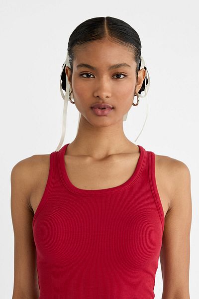 Stradivarius حزام متقاطع بدون أكمام