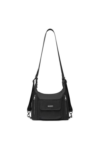 BARCELONA 21K Satin Fabric Women's Backpack and Shoulder Bag (algstore Barcelona ) 2136