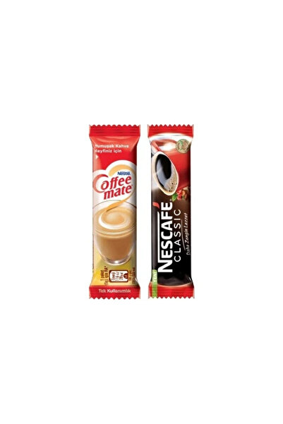 Nescafe Classic 2 gr x 100'LÜ + Nestle Coffee Mate 5 gr x 100'LÜ