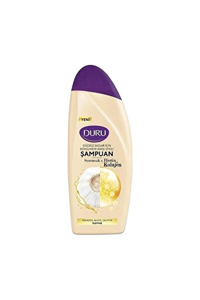 Duru Sarımsak&Biotin&Kolajen Dökülmeye Karşı Etkili Şampuan 12x500 ml