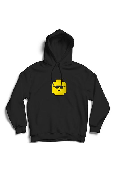 The Fame Унисекс суитшърт с качулка Lego Man Game and Game