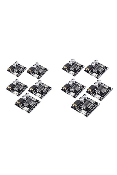 robodünya 10 ADET - Bluetooth Amfi Kablosuz Ses Alıcı Modülü Vhm-314