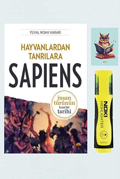 Dara Yayınları Hayvanlardan Tanrılara: Sapiens - Yuval Noah Harari - Sarı Fos...