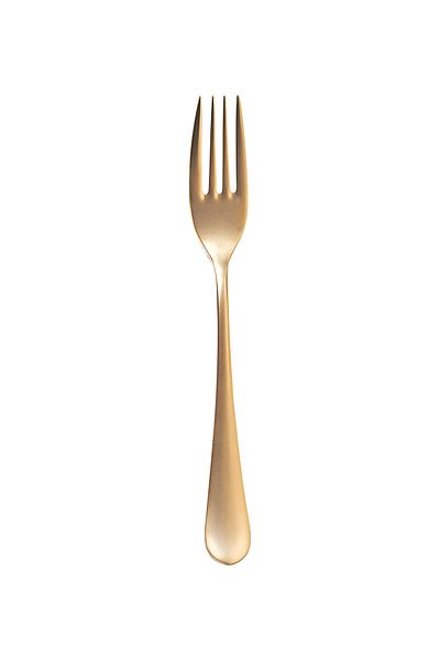 Narin Epsilon Dessert Fork - Complete Matte Gold - 12 Pieces