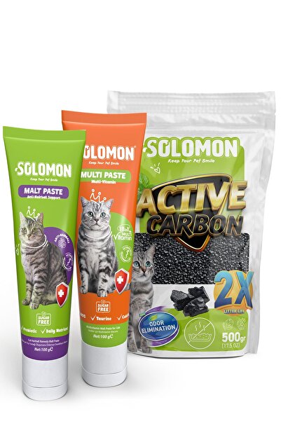 Solomon Kedi Bakım Seti (Malt Paste & Multi Paste & Active Carbon)