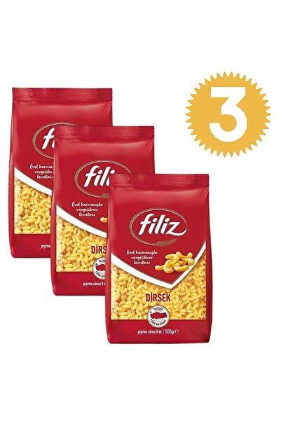 FİLİZ Filiz Dirsek Makarna 500gr x3 adet