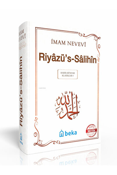 Beka Yayınları Riyazüs Salihin - İmam Nevevi - (Arapça Metinsiz) - (Ciltli)