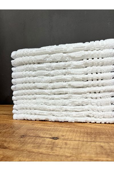 AYHANHOME 12 bucati laveta alba de uscare bucatarie, prosop de mana 30x25cm