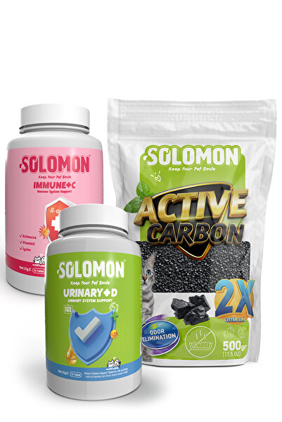 Solomon Active Carbon'lu Tablet Set (active Carbon & Immune C & Urinary)