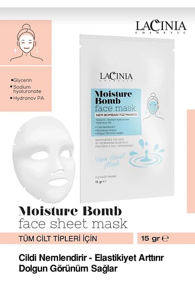 Lacinia Paper face mask (moisture bomb face mask)