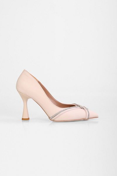 Shoeberry Damen Avenue Ten Matt Satin Stone Absatzschuhe Stiletto