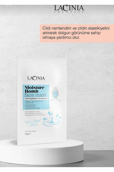 Lacinia Paper face mask (moisture bomb face mask)