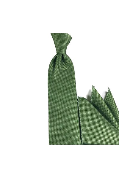 Sade Kravat Khaki Green Plain 4154 Khaki Green
