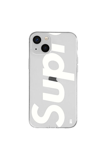 Casen iPhone 13 SUP Tasarımlı Şeffaf Silikon Telefon Kılıfı