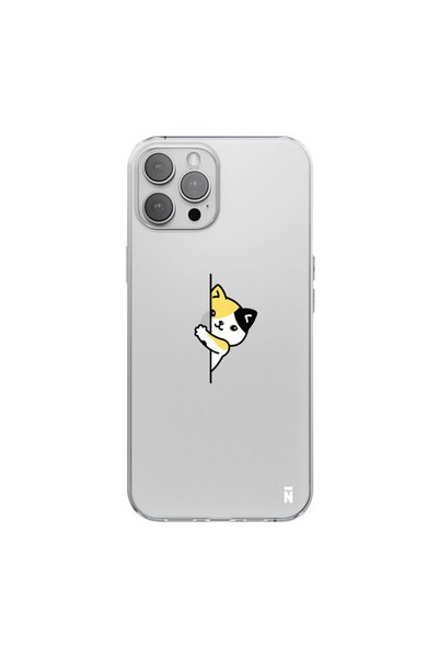 Casen حافظة هاتف من السيليكون الشفاف بتصميم Cat Lover لهاتف iPhone 12 Pro Max