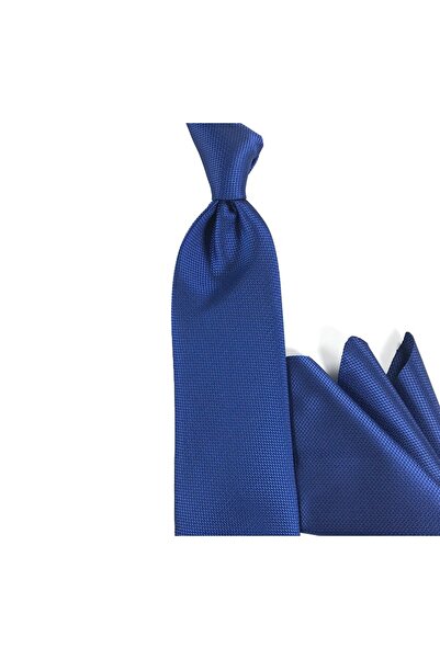 Sade Kravat Saks Mavi Düz Kravat 2437 Saks Mavisi