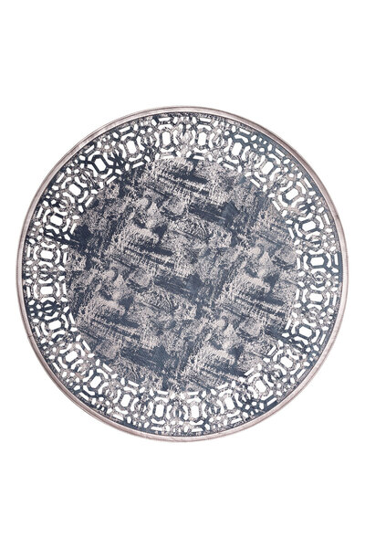 MEVAHALI EKO HALI BIANCA Q YUVARLAK Klasik Ve Modern Lazer Kesim İşlemeli Oym...