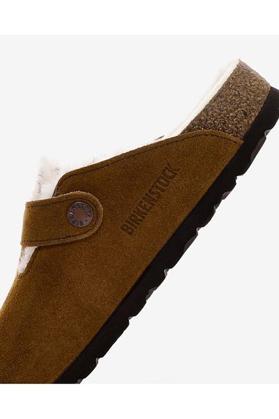 Birkenstock Boston Fell Vl Laf Brown Slippers1001141