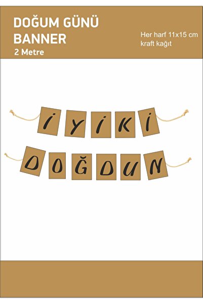 43 cici süsler organizasyon Πανό Kraft Καλή ημέρα γενεθλίων