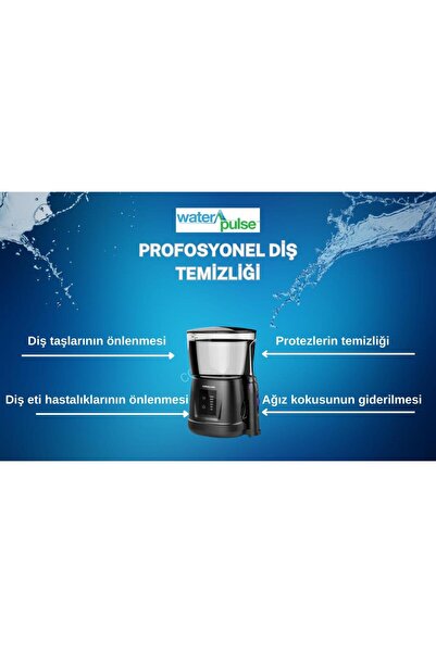 waterpulse Wp-v700plus-w Water Flosser Profesyonel, Masajlı, 1000ml Diş/protez Bakım Ve Ağız Duşu Si