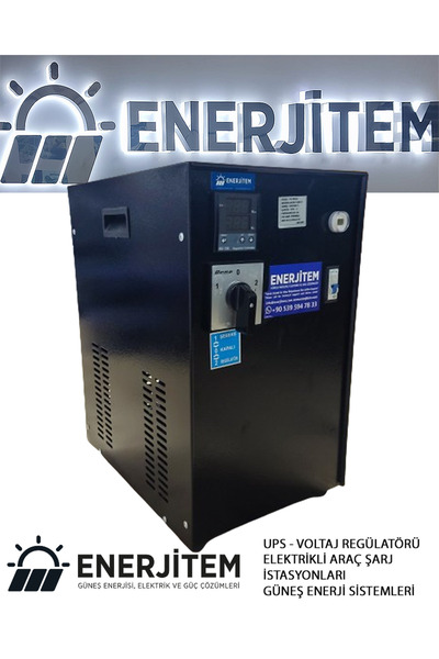 ENERJİTEM Voltaj Regülatörü Statik 30 Kva Monofaze Özel Üretim,Çok Sessiz, 30...