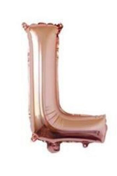 eğlencemarketi Rose Gold Foil Letter Balloon - 40 Inch 100 Cm