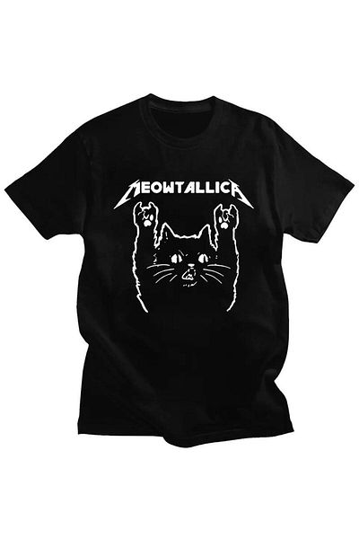 Köstebek Μπλουζάκι Meowtallica Metallica Funny Cat