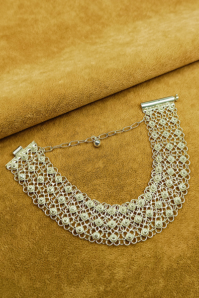 Güzel Gümüşçülük 925 Ayar Gümüş Mardin Midyat Telkari El İşi Kişniş Akıtma Mo...