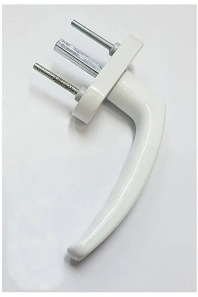MelihShoping Pimapen PVC Window Door Handle Pimapen Handle Single Handle White (5 PCS)