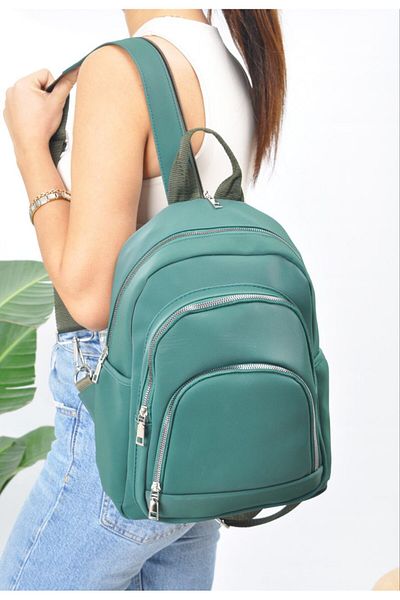ARTON Buzi voděodolný kožený 3komorový crossbody a batoh