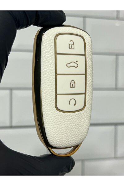 BARKAS ELEKTRONİK Husa pentru chei inteligente Chery Tiggo 8 Pro Aur alb