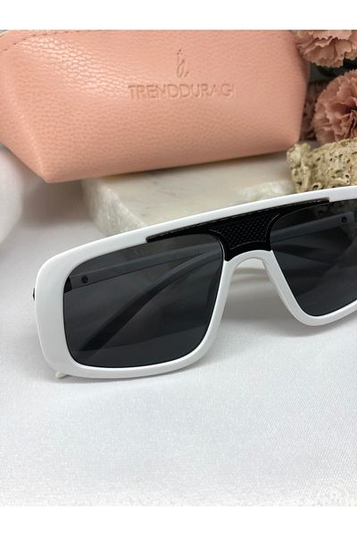 Di Caprio Foca White Women's Sunglasses